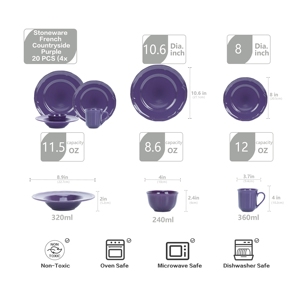 คอลเลคชั่นจานเซรามิกแบบนูนเหมาะสำหรับเครื่องล้างจานในโรงแรมของครอบครัวและชุดเครื่องใช้บนโต๊ะอาหารเซรามิกสำหรับวันหยุด - Product Image 3