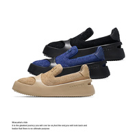 Sneakers en cuir véritable, design original de luxe, à enfiler |   Chaussures de sport décontractées haut de gamme pour hommes, style marche