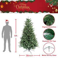Décoré de 10 mètres Slim Small 7Ft Large Big Giant Mini Christmas Trees pour la décoration de Noël
