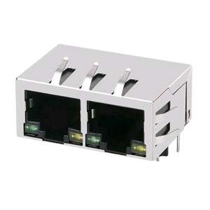 HR915210C HY911205CE 1x2 100/1000Base-T вниз Ethernet <span class=keywords><strong>RJ45</strong></span> разъемы HR911205C - Product Image 1