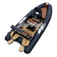 6m Kabinli Lüks Moda 20ft Orca Hypalon Şişme Alüminyum Gövdeli Rib Tekne Alüminyum Rib 580 Tekne Motorlu