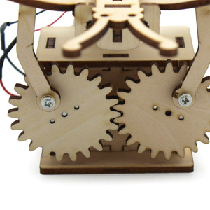 Kit de papillon mécanique en bois, modèle éducatif STEM, expérience scientifique pour enfants de 7 à 9 ans, jouet d'assemblage à monter soi-même, alimenté par batterie - Product Image 3