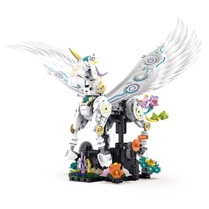 Bloques de Construcción Mecánicos EPT Unicornio, 817+ Piezas, Modelo de Pegaso con Alas Móviles por Manivela, Regalo de Construcción STEM DIY para Mayores de 6 Años - Product Image 1