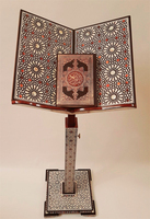Grande table de lecture réglable nacre Quraan support de livre cadeau musulman porte-coran islamique
