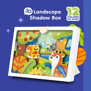 Scatola Artistica 3D in Plastica per Bambini con Paesaggio e Ombre - Serie <span class=keywords><strong>Foresta</strong></span> - Product Image 1