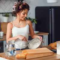 Sac à pain en papier biodégradable avec fenêtre, sacs à pain résistants à la graisse, certifiés FSC, emballage de boulangerie compostable pour pain au levain et pain grillé
