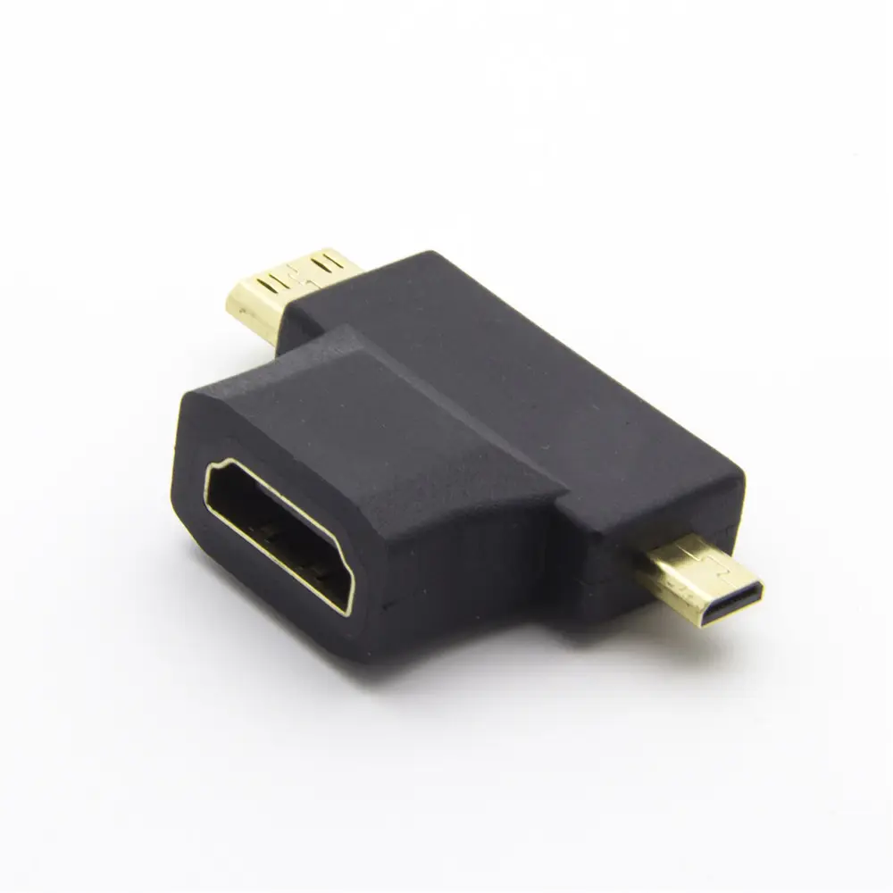 3 in 1 hdmi-mini hdmi microhdmiアダプターコネクター