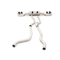 Échappement arrière MPER pour Porsche Cayenne 92A 958.2 en acier inoxydable T304, sonorité réglable, montage direct, prêt à l'emploi