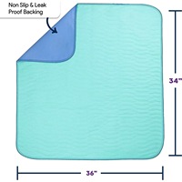 Tapis de propreté lavable et réutilisable pour animaux de compagnie, tapis d'apprentissage pour chiots, imperméable et absorbant, disponible en plusieurs tailles