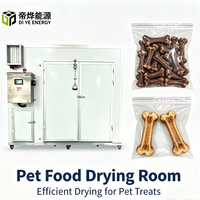 Machine de séchage industrielle intelligente à pompe à chaleur pour aliments pour animaux de compagnie, avec contrôle de température et économie d'énergie, pour poisson et herbes séchées