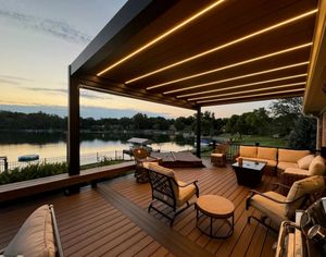 Pergola fixe en aluminium magique, imperméable, écologique, pavillon extérieur, structure durable <span class=keywords><strong>pour</strong></span> jardin, patio, balcon - Product Image 6