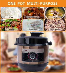 Olla a Presión Eléctrica Ewant de 6L y 1000W, de Acero Inoxidable, Multiusos 13 en 1, Control Digital Automático, para Uso Doméstico - Product Image 4