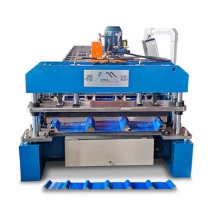 เครื่อง PV4แผ่นหลังคาทรงสี่เหลี่ยมคางหมู IBR เครื่องผลิตแผ่นหลังคาทรงสี่เหลี่ยมคางหมูใช้งานง่าย - Product Image 1