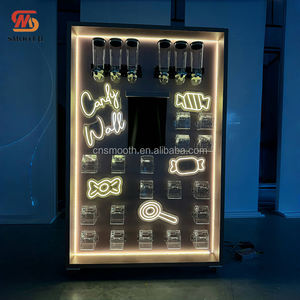 Le celebrazioni per eventi di nuovo arrivo lisce uso su due lati acrilico PVC dal vivo incantevole muro di Champagne - Product Image 1