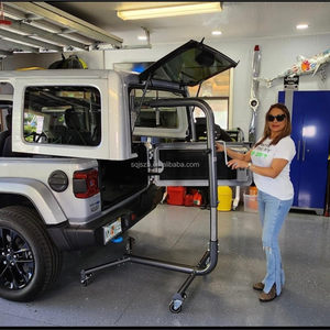 Opération Facile à Une Personne, Hayon Rigide en Acier et Acier Inoxydable de 200 Livres pour Wranglers <span class=keywords><strong>2</strong></span> et 4 <span class=keywords><strong>Portes</strong></span>, Style Sportif Arrière - Product Image 1