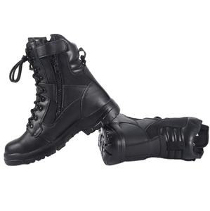 Botas Tácticas Negras TSB0115 con Tacón Acolchado y Cuello Superior para Mayor Comodidad - Product Image 1