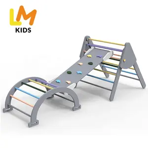 LM KIDS indoor playground pickler triangle set indoor climbing frame per bambini kletterdreieck piklers climbing triangle