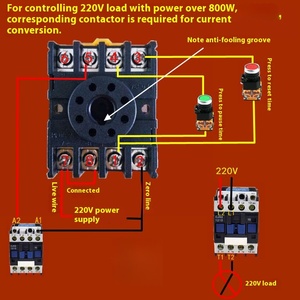DH48S-S thu nhỏ 48*48mm hiển thị kỹ thuật số thời gian chuyển tiếp <span class=keywords><strong>12V</strong></span> 24V 220V trễ hẹn giờ bảo vệ niêm phong cho Các cách sử dụng khác nhau - Product Image 6