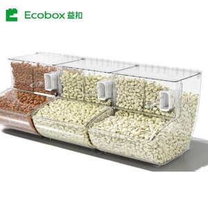 Contenedores <span class=keywords><strong>Ecobox</strong></span> de Gran Tamaño para Alimentos a Granel, con Cuchara Dosificadora, para Exhibición y Almacenamiento - Product Image 1