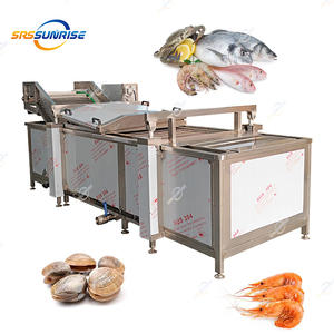 Máquina Blanqueadora Continua Industrial para Procesamiento de Alimentos, para Almejas, Mejillones, Ostras y Cangrejos de Río - Product Image 1