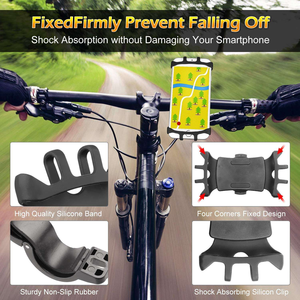 ที่ยึด<span class=keywords><strong>โทรศัพท์</strong></span>มือถือสำหรับมอเตอร์ไซค์/จักรยาน ทำจากพลาสติก ABS ติดตั้งง่าย ปรับความสูงได้ ใช้คลิปหนีบ ติดตั้งได้กับแฮนด์จับทั่วไป - Product Image 3