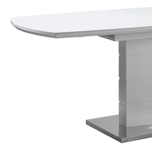 <span class=keywords><strong>Table</strong></span> de salle à manger extensible à haute brillance blanche de meubles luxueux de Offre Spéciale pour l'événement à la maison de 4 6 personnes - Product Image 6