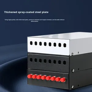 Hộp đầu cuối cáp quang <span class=keywords><strong>8</strong></span> cổng SC Hộp phân phối <span class=keywords><strong>8</strong></span> lõi vuông FTTH để sử dụng trong nhà - Product Image 6