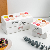 Boîte à gâteaux personnalisée avec logo, emballage de pâtisserie, boîte à gâteaux en carton ivoire biodégradable, recyclable, de qualité alimentaire, personnalisée