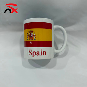 Mug avec logo personnalisé, drapeau de la République dominicaine, impression par sublimation couleur, tasse à café en céramique pour cadeau promotionnel - Product Image 5