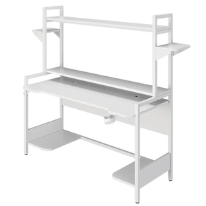 Tavolo da Gaming Multifunzione Nero, Scrivania per E-Sports, Postazione PC per Gamer, Tavolo da Ufficio e Studio - Product Image 2