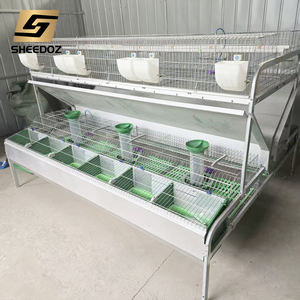 Nouvelle <span class=keywords><strong>cage</strong></span> d'élevage pour lapines SHEEDOZ de type H en acier galvanisé avec une longue durée de vie - Product Image 4