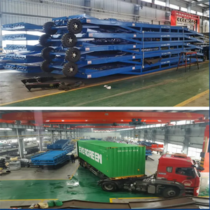 En çok satan düz yataklı kamyon römorku mobil çalışma platformu belden kaldırma hidrolik yükleme haznesi rampa yüksek görev çelik için - Product Image 5