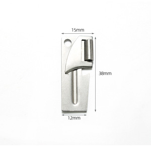 Creative Stainless Steel Portable & Minimalist Beverage Bottle <b>Opener</b> for Opening Beer Cans - Product Image 6