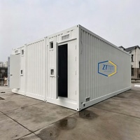 Nouvelle arrivée : infrastructure de centre de données en conteneur pour les filiales bancaires, conteneur de 40 pieds, refroidissement AC N+1, 10 baies de rack 42U, solution clé en main