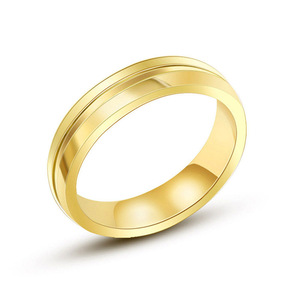 Men's Black Metal <b>Ring</b> SA1003 Simple Geometric Design Fashion Jewelry Gift Accessory - Product Image 5