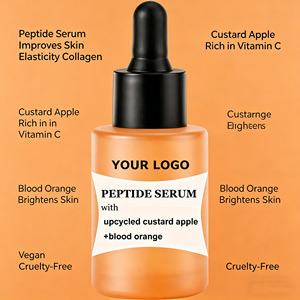 เซรั่มเปปไทด์ ช่วยเพิ่มความยืดหยุ่นของผิว คอลลาเจน คัสตาร์ดแอปเปิ้ล อุดมด้วยวิตามินซี บลัดออเรนจ์ ช่วยให้ผิวกระจ่างใส วีแกน ปราศจากการทดลองกับสัตว์ - Product Image 5