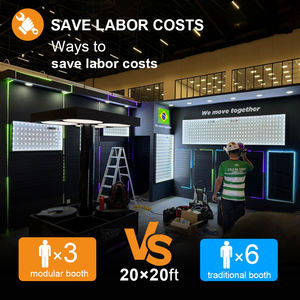 Nuovo Stand Espositivo di Alta Qualità a Basso Costo, Attrezzatura per Fiere con <span class=keywords><strong>Design</strong></span> Personalizzato in Legno - Product Image 4