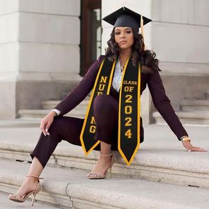 Estola de Graduación, Banda de Graduación de Felicitación, Sublimación, Bordado, Cruz Dorada, Banda de Graduación - Product Image 5