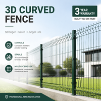 Clôture en treillis soudé 3D en V, revêtement PVC, pour la sécurité périmétrique, panneau métallique à pliage triangulaire pour aéroport