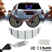 XL12 Autos SUVs Windschutzscheiben USB Animierte Dämonenaugen LED Matrix Panel Display Licht