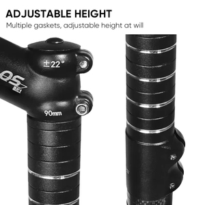 OEM/ODM BUCKLOS Extension de hauteur de <span class=keywords><strong>potence</strong></span> de vélo en alliage d'aluminium, adaptateur de levage de guidon pour fourche de <span class=keywords><strong>VTT</strong></span> - Product Image 4