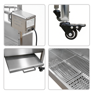 Commercial 8 Level Height Stainless Steel Automatic Chicken Pork Lamb Electric <strong>Rotisserie</strong> Charcoal <strong>Grill</strong> BBQ <strong>Grill</strong> for Party - Product Image 4