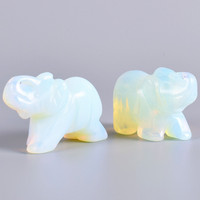 Cristaux de quartz HZ 2022, nouveaux produits très demandés, cristaux de guérison, animaux en jade, sculpture d'éléphant, pierres d'améthyste, éléphants.