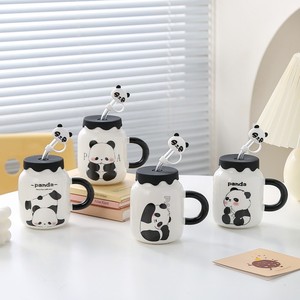Wholesale Fashion <b>Gifts</b> Cartoon Cute Creative Panda Ceramic Mug for Girls - Product Image 1