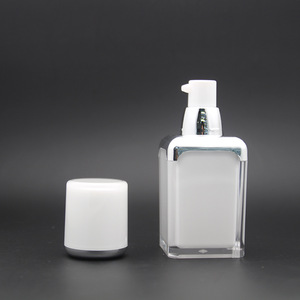 Botella cosmética acrílica de 15 ml con bomba para pigmentos de maquillaje permanente y productos de maquillaje para cejas y ojos. - Product Image 1