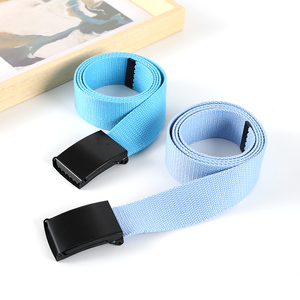 <span class=keywords><strong>Ceinture</strong></span> unisexe en polyester coloré de 3.8cm avec <span class=keywords><strong>ceinture</strong></span> imprimée <span class=keywords><strong>Ceinture</strong></span> unisexe à boucle noire avec logo OEM personnalisé - Product Image 4