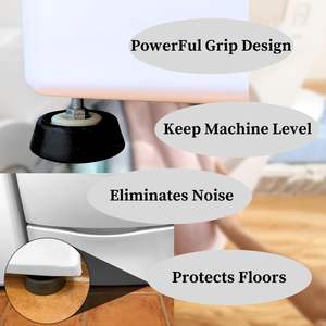 Le coussin anti-vibration de qualité supérieure exclut les pieds de marche réduit les vibrations comme emballage de vente par correspondance de tapis de machine à laver - Product Image 5