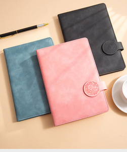 Carnets <span class=keywords><strong>de</strong></span> notes A4/A5 en similicuir personnalisés, style professionnel, avec fermeture à cadenas, reliure collée, vente en gros par petites lots, coffrets cadeaux - Product Image 6