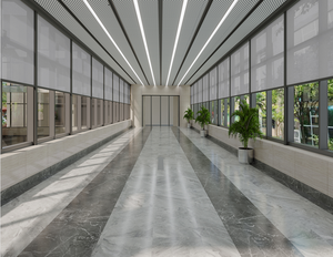 Vendita calda di alta qualità tapparelle a cerniera per schermo esterno padiglione Patio vestibolo Hotel balcone-elettrico incorporato - Product Image 2