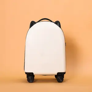 Newly Designed 18inch Cat Ear Kids Suitcase Cute Cartoon Children Trolley Roller Luggage Bag Kids Gift Travel Luggage